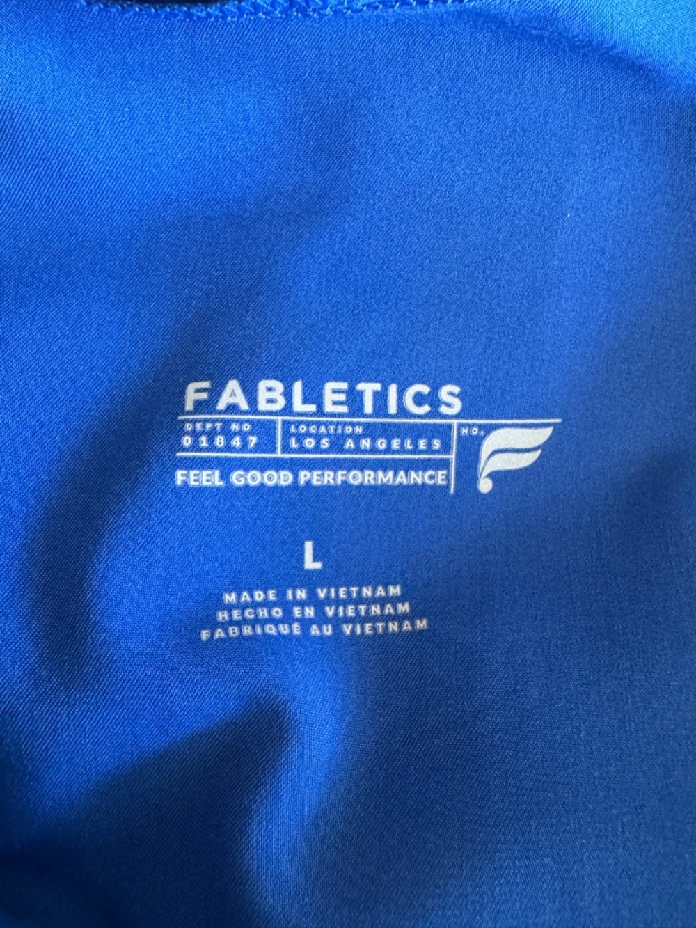 Fabletics Scrub On Call Joggers Pants with Drawstring Royal Blue Reg Large - Picture 2 of 5